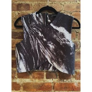 Zara Galaxy Cropped Top